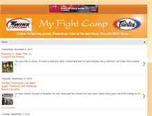 Tablet Screenshot of myfightcamp.com